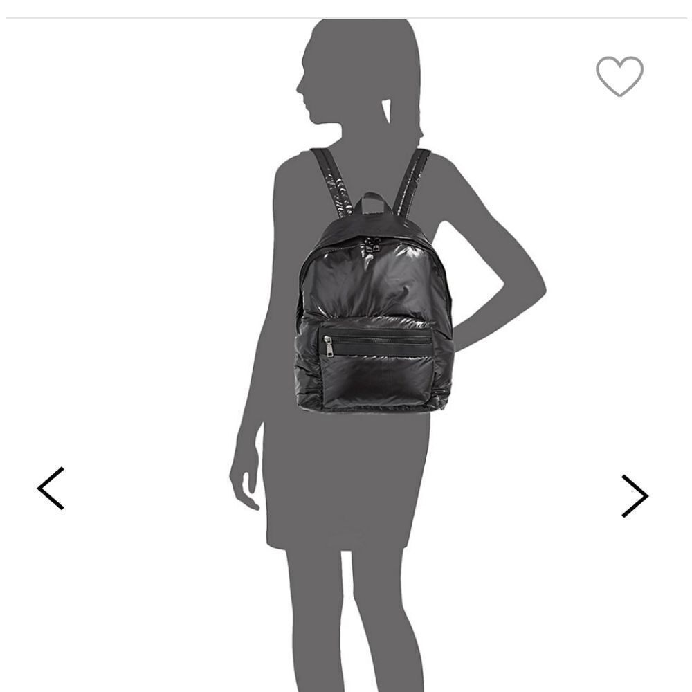 𝅺askya Silver Metalic Backpack New